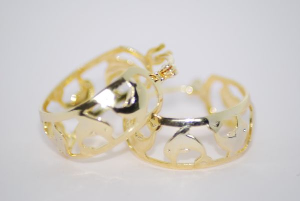 Brinco Argola com Golfinhos